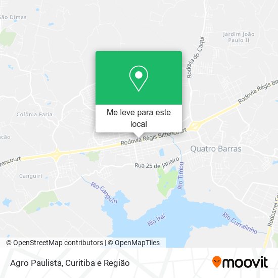Agro Paulista mapa