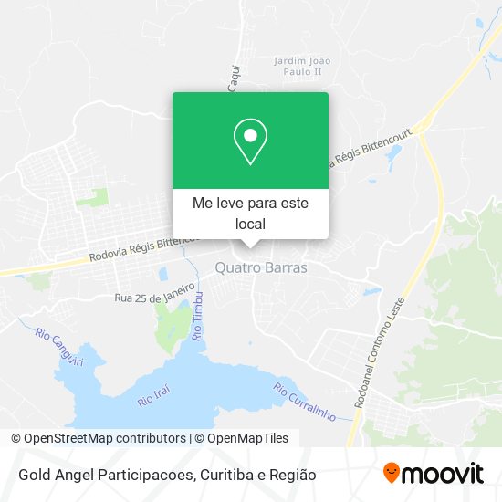 Gold Angel Participacoes mapa