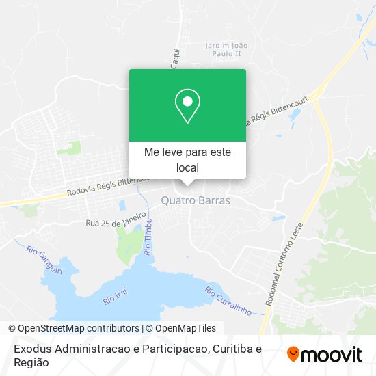 Exodus Administracao e Participacao mapa