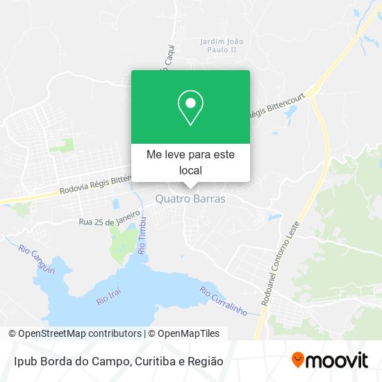 Ipub Borda do Campo mapa