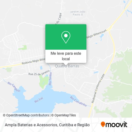 Ampla Baterias e Acessorios mapa