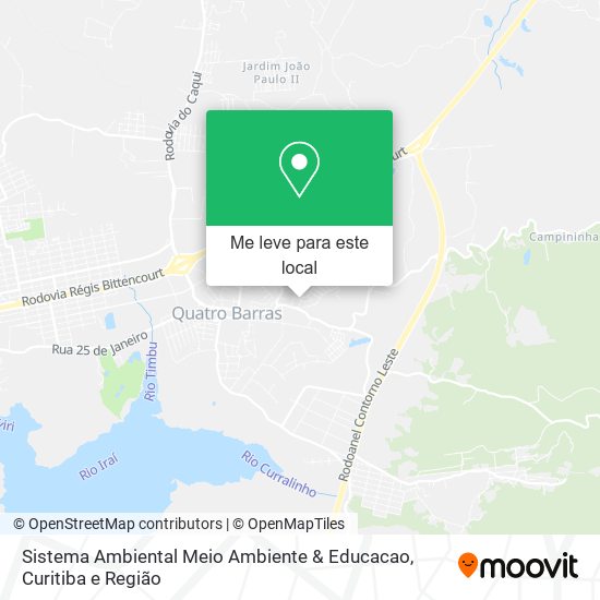 Sistema Ambiental Meio Ambiente & Educacao mapa