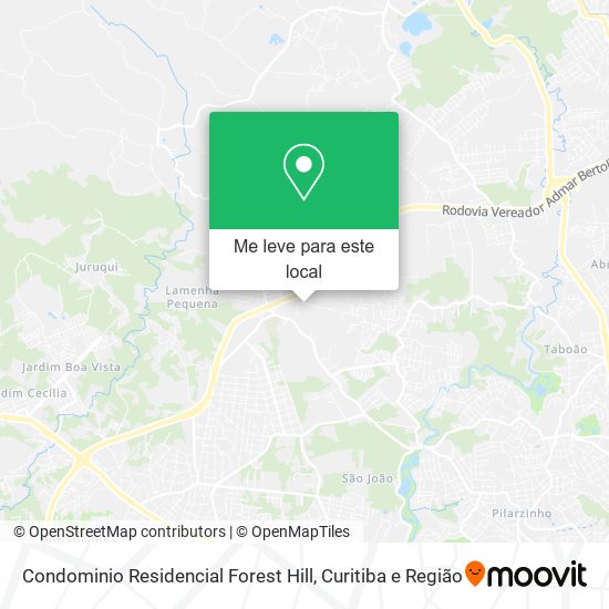 Condominio Residencial Forest Hill mapa