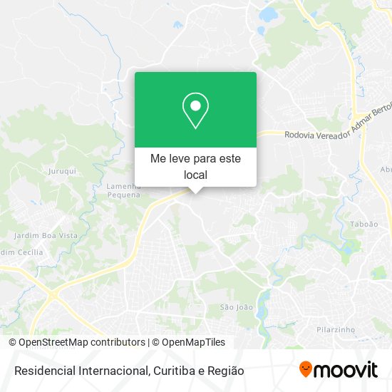 Residencial Internacional mapa