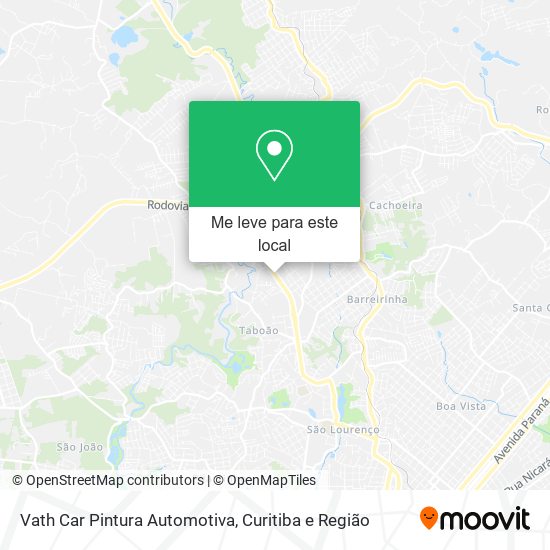 Vath Car Pintura Automotiva mapa