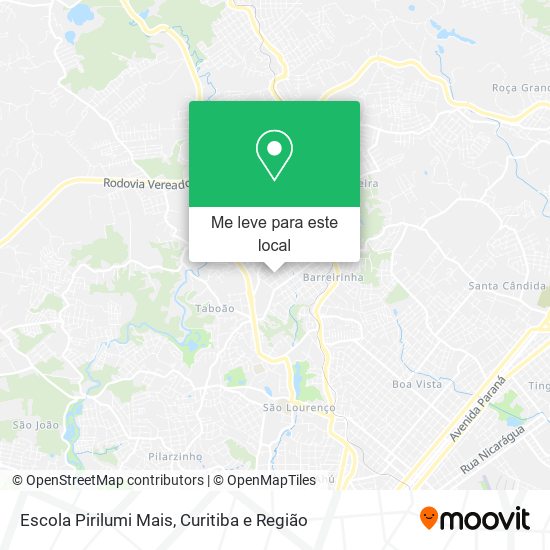 Escola Pirilumi Mais mapa