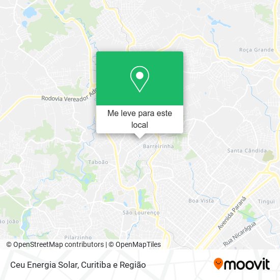 Ceu Energia Solar mapa