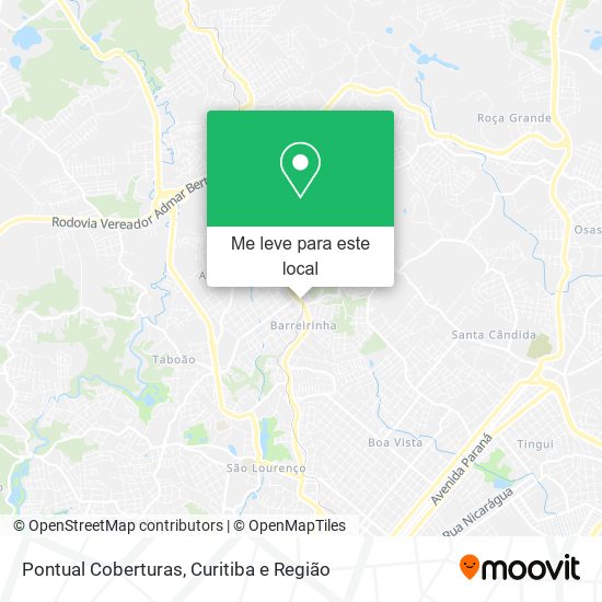Pontual Coberturas mapa