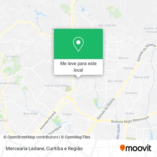 Mercearia Ledane mapa