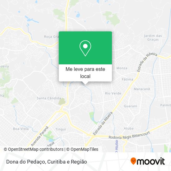 Dona do Pedaço mapa