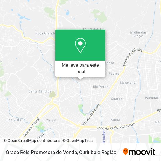 Grace Reis Promotora de Venda mapa
