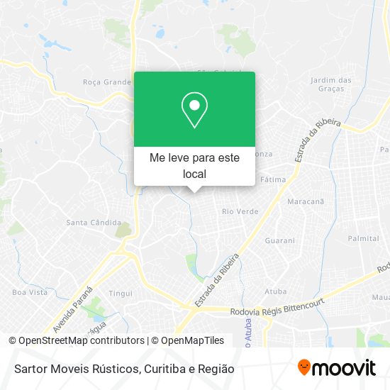 Sartor Moveis Rústicos mapa