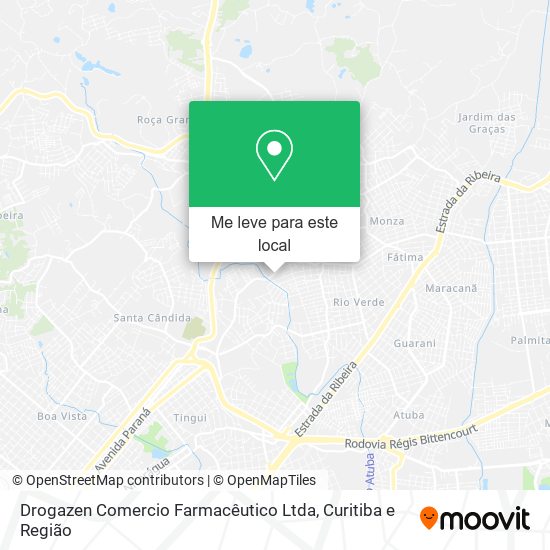 Drogazen Comercio Farmacêutico Ltda mapa