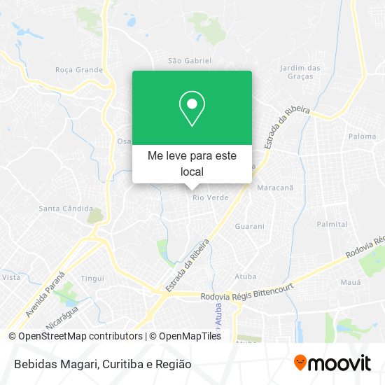 Bebidas Magari mapa