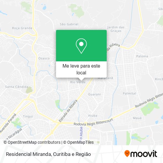 Residencial Miranda mapa