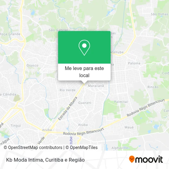 Kb Moda Intima mapa