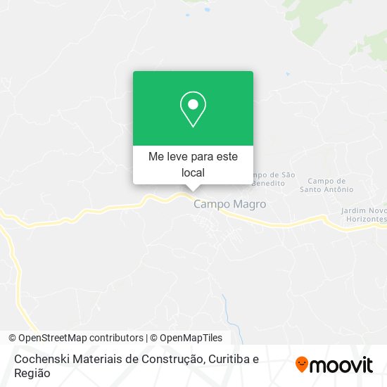 Cochenski Materiais de Construção mapa