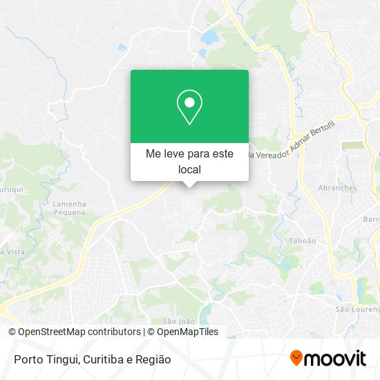 Porto Tingui mapa
