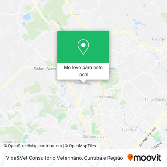 Vida&Vet Consultório Veterinário mapa