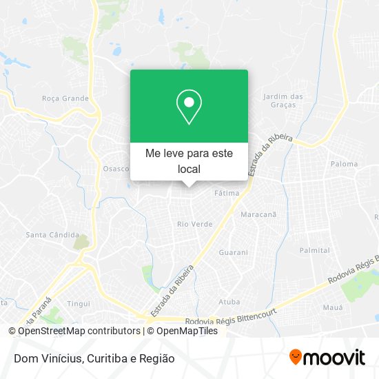 Dom Vinícius mapa