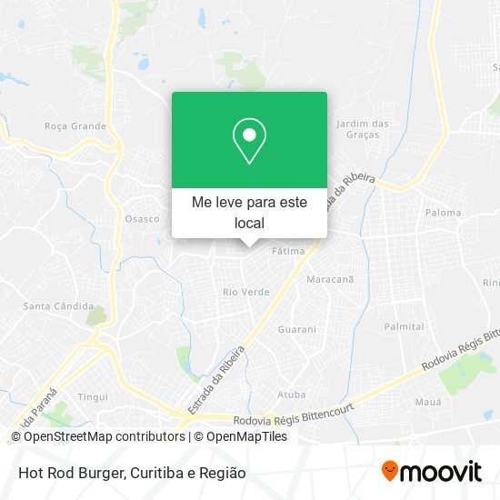 Hot Rod Burger mapa