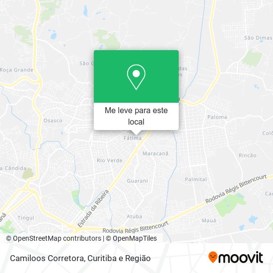 Camiloos Corretora mapa