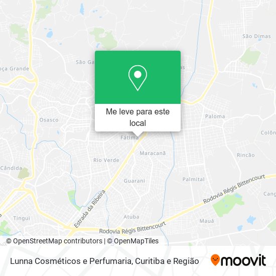 Lunna Cosméticos e Perfumaria mapa