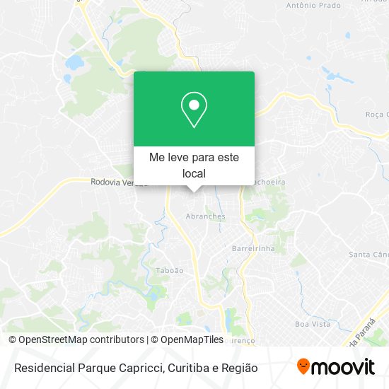 Residencial Parque Capricci mapa