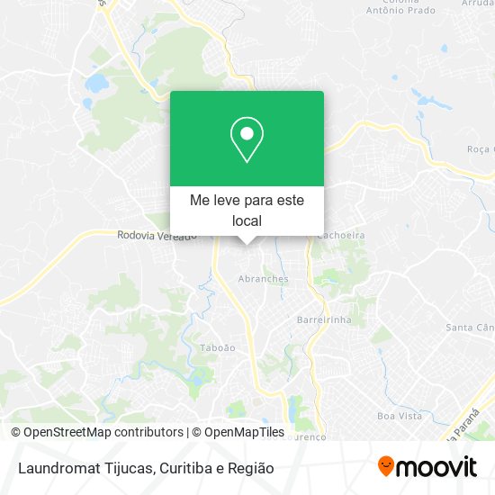 Laundromat Tijucas mapa