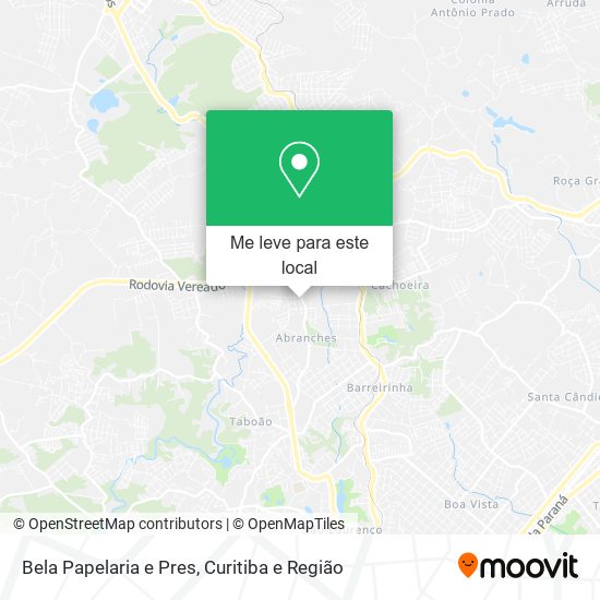 Bela Papelaria e Pres mapa