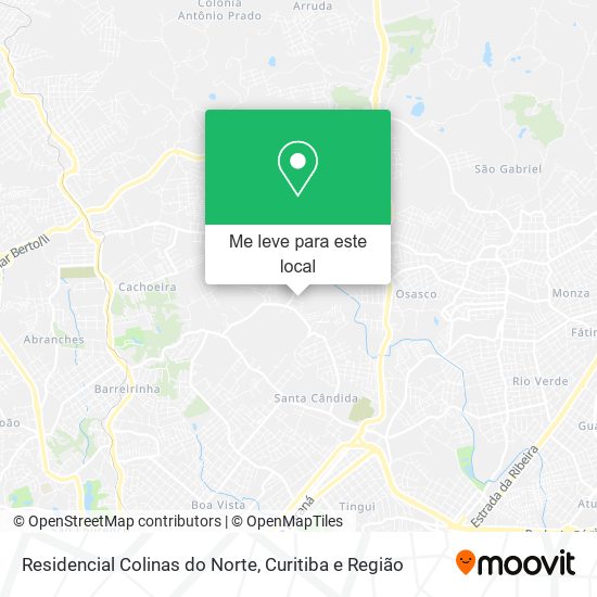 Residencial Colinas do Norte mapa
