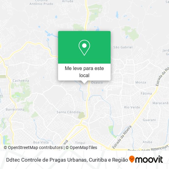 Ddtec Controle de Pragas Urbanas mapa