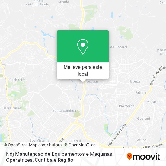 Ndj Manutencao de Equipamentos e Maquinas Operatrizes mapa