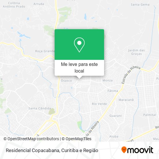 Residencial Copacabana mapa