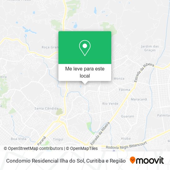 Condomio Residencial Ilha do Sol mapa