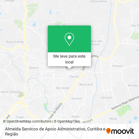 Almeida Servicos de Apoio Administrativo mapa