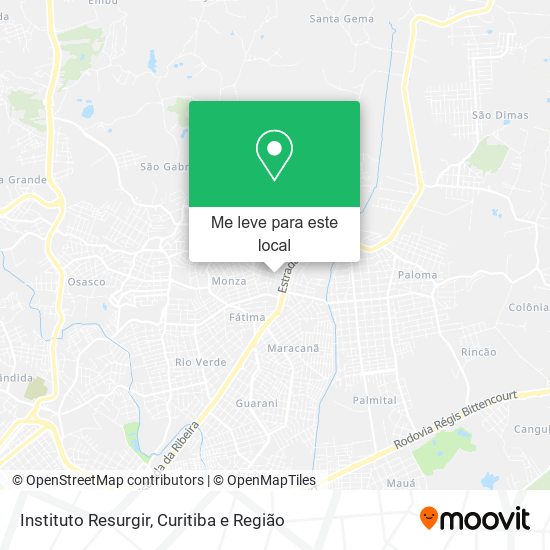 Instituto Resurgir mapa