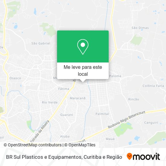BR Sul Plasticos e Equipamentos mapa
