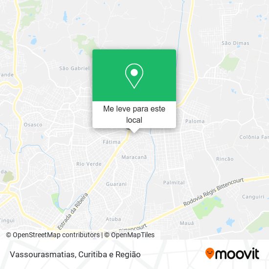 Vassourasmatias mapa