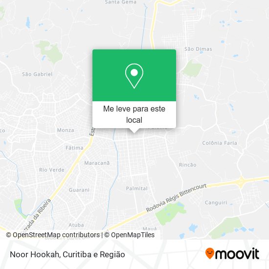 Noor Hookah mapa