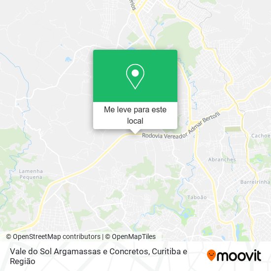 Vale do Sol Argamassas e Concretos mapa