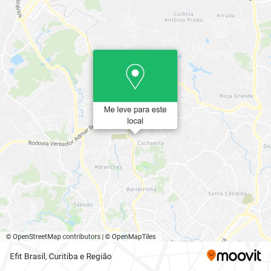 Efit Brasil mapa