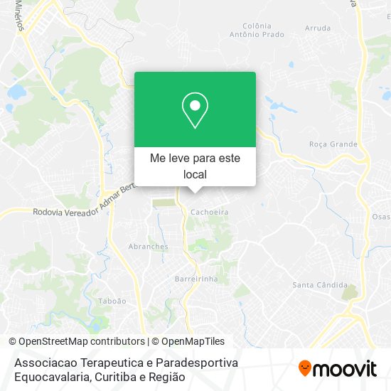 Associacao Terapeutica e Paradesportiva Equocavalaria mapa
