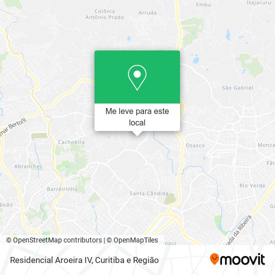 Residencial Aroeira IV mapa