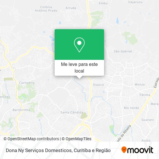 Dona Ny Serviços Domesticos mapa