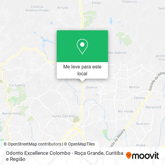 Odonto Excellence Colombo - Roça Grande mapa