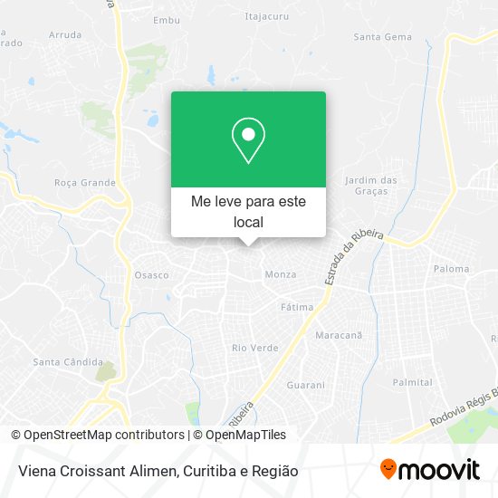 Viena Croissant Alimen mapa