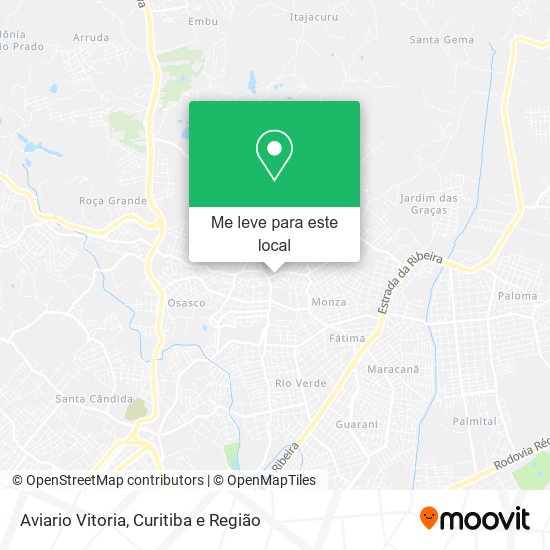Aviario Vitoria mapa