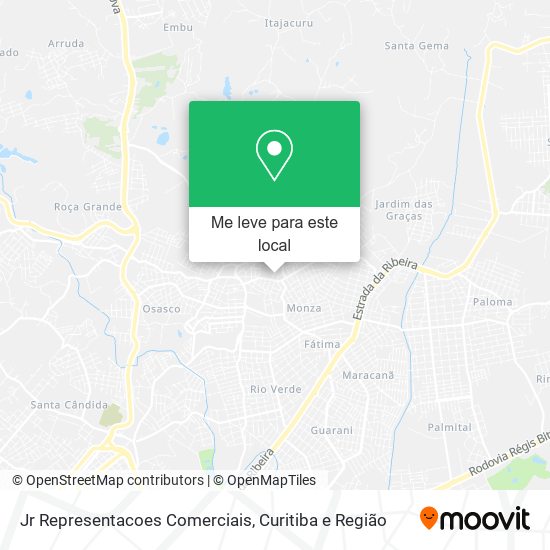 Jr Representacoes Comerciais mapa