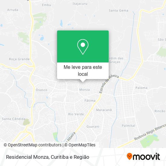 Residencial Monza mapa